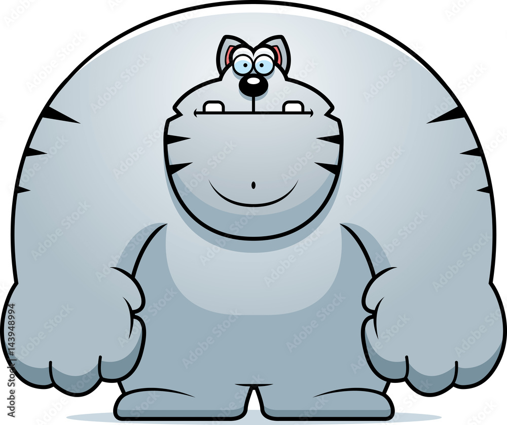 Obraz premium Cartoon Cat