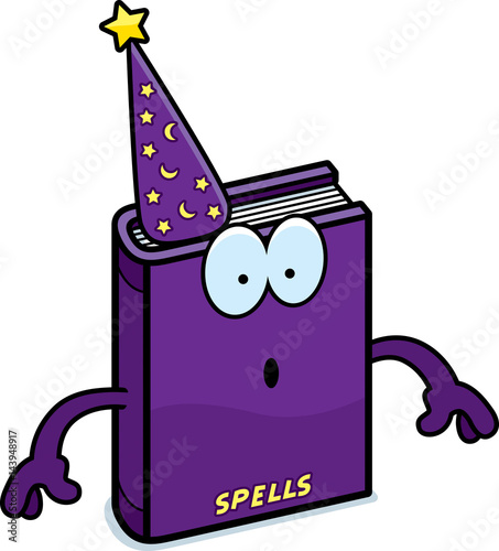 Surprised Cartoon Spell Book