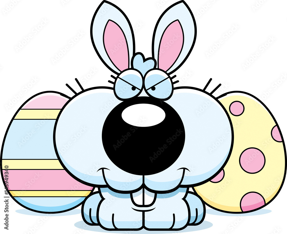 Obraz premium Sly Cartoon Easter Bunny