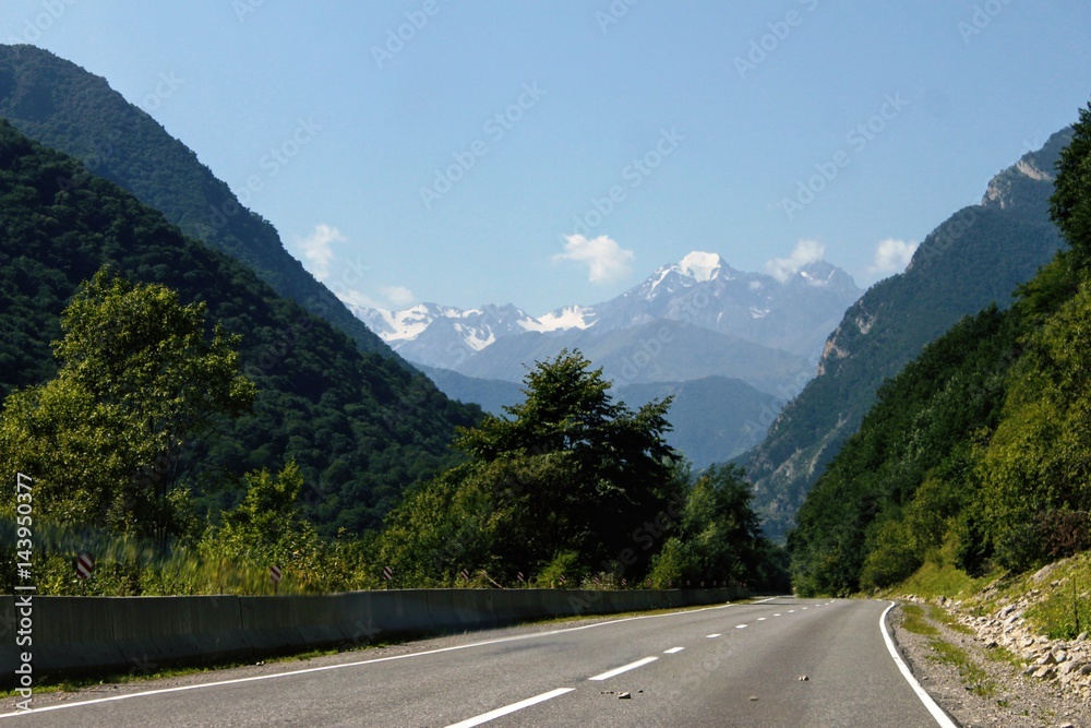 Hitchhiking in the south of Russia