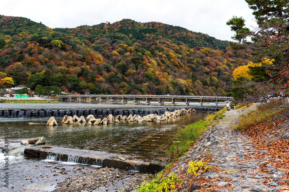  Togetsukyo bridge at autumn, Arashiyama