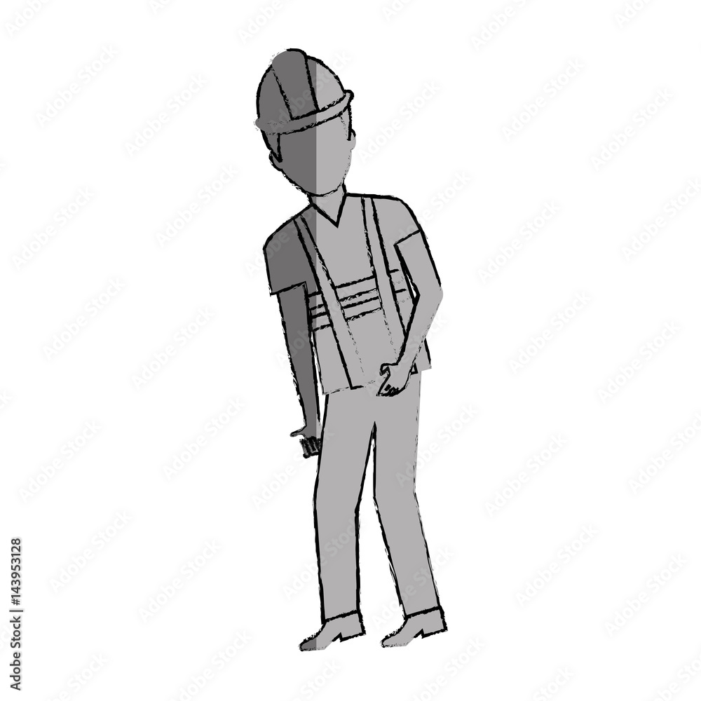 construction worker avatar character construction worker avatar character