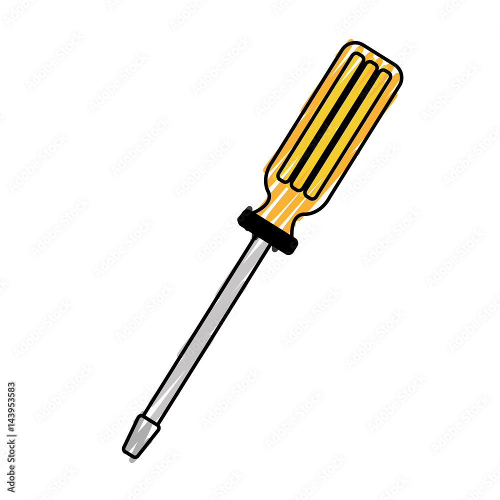 Fototapeta premium screwdriver tool isolated icon