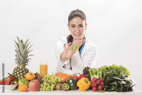 Female dietitian 