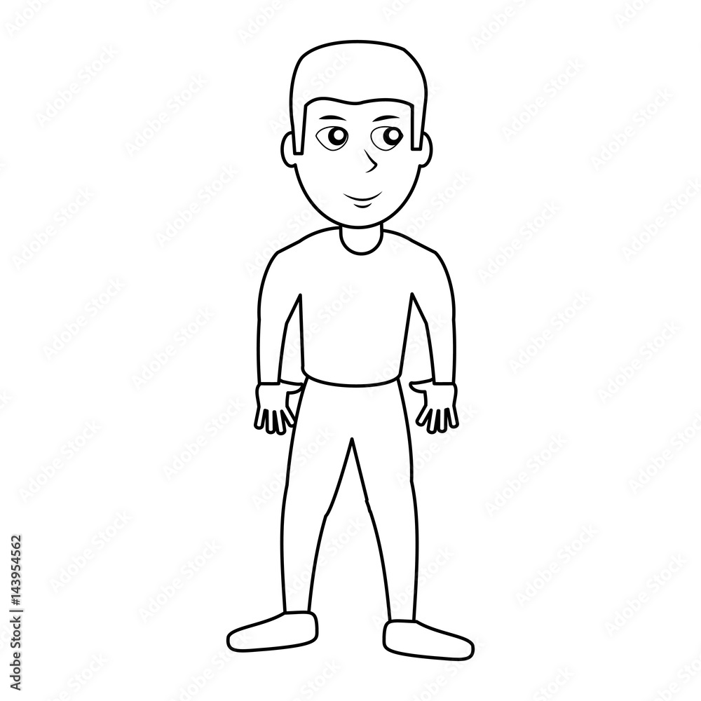 character boy son outline vector illustration eps 10 character boy son outline vector illustration eps 10