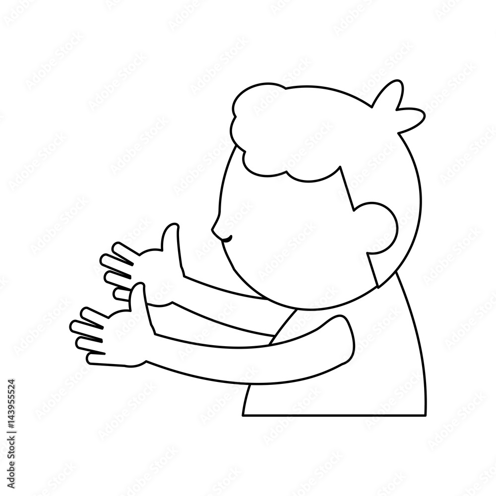 baby child son image outline vector illustration eps 10 baby child son image outline vector illustration eps 10