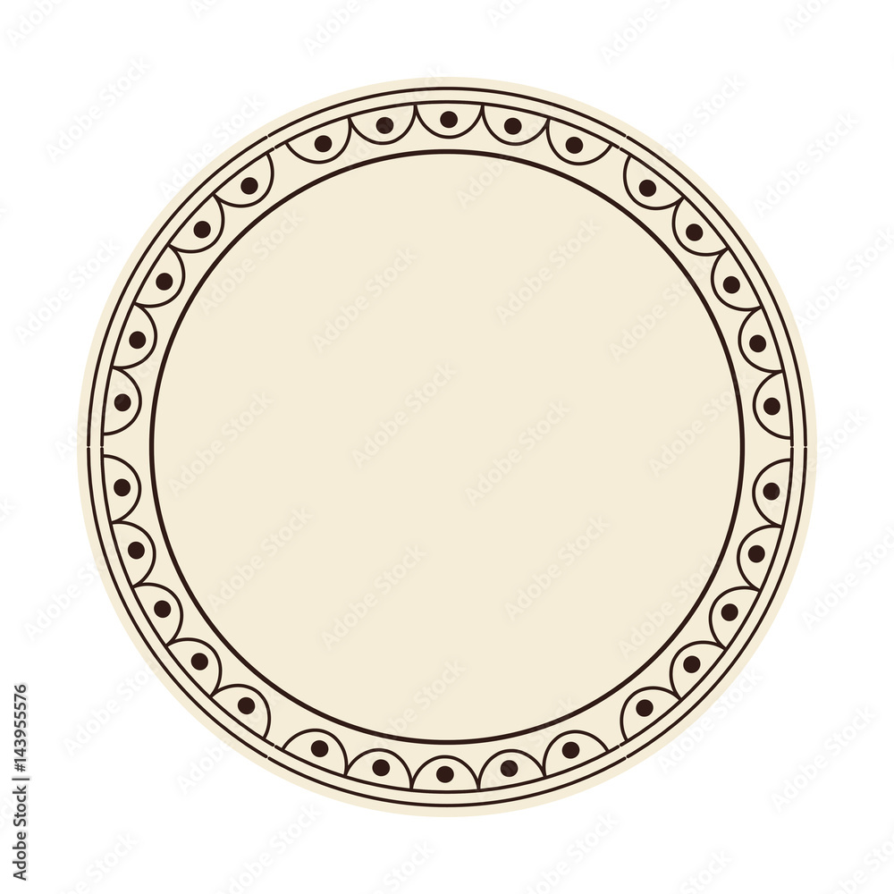 boho circular frame icon boho circular frame icon