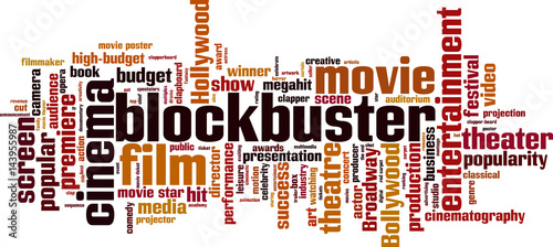 Blockbuster word cloud