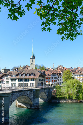 Skyline Bern die Stadt in der Schweiz im Sommer