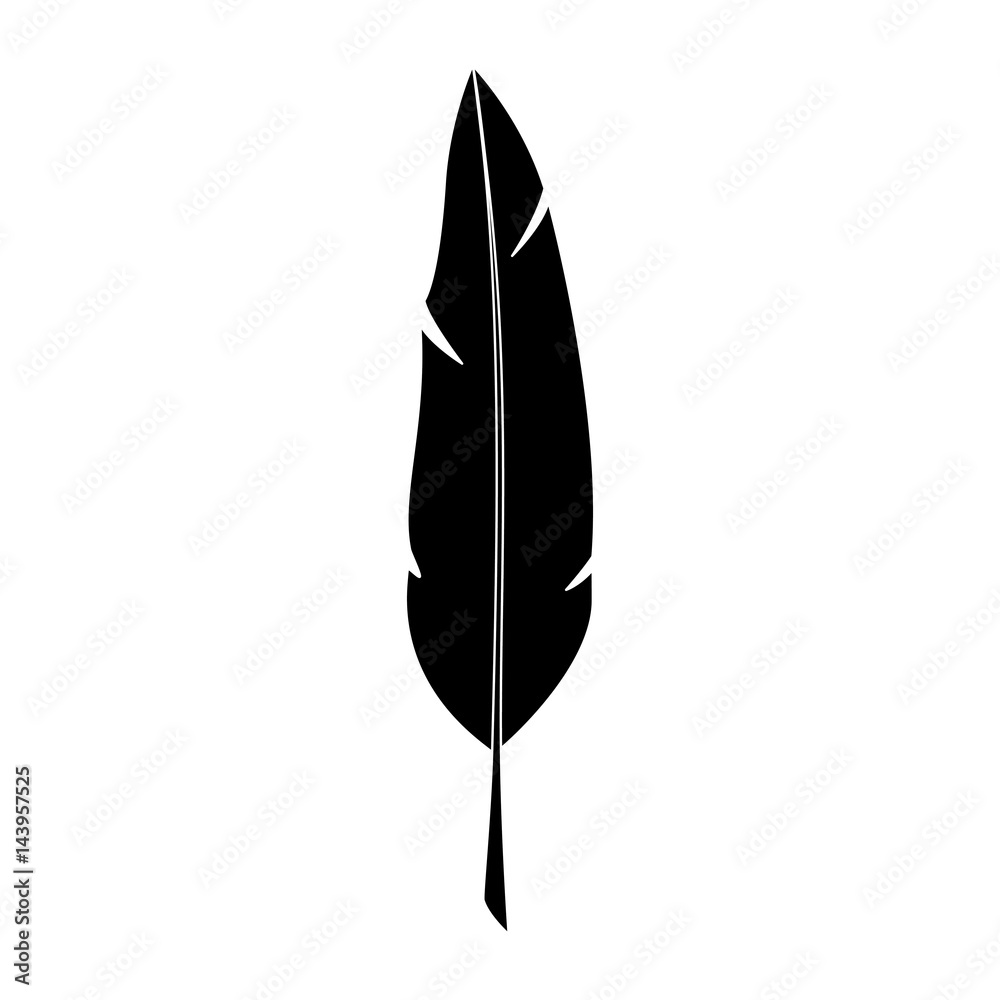 feather decorative isolated icon feather decorative isolated icon
