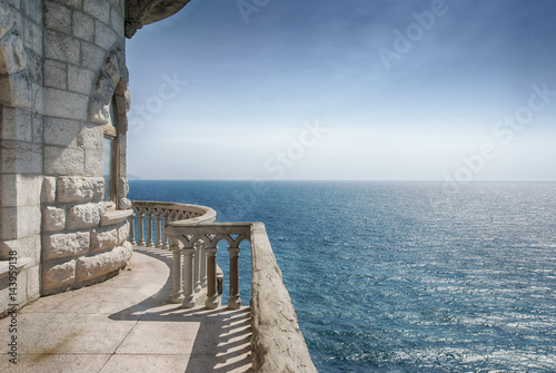 Вид на Черное море от замка 