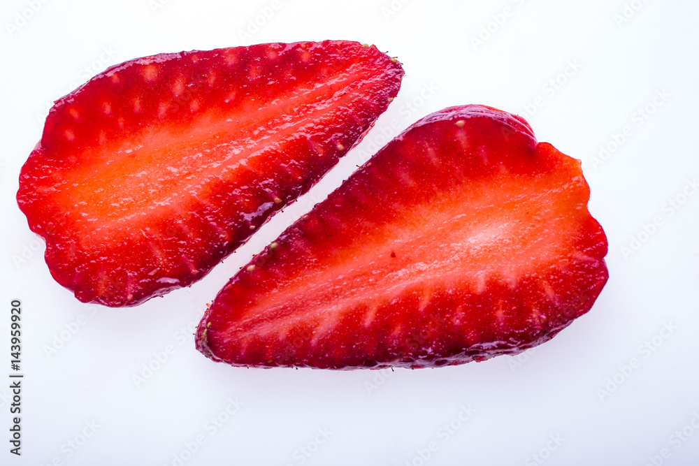 fragole affettate fragole affettate