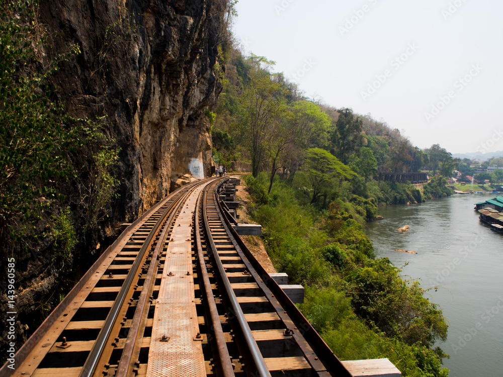 Death Railway was built on World War2, Thailand