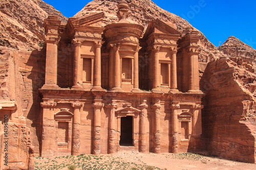 Ancient City of Petra. The monastery. Jordan