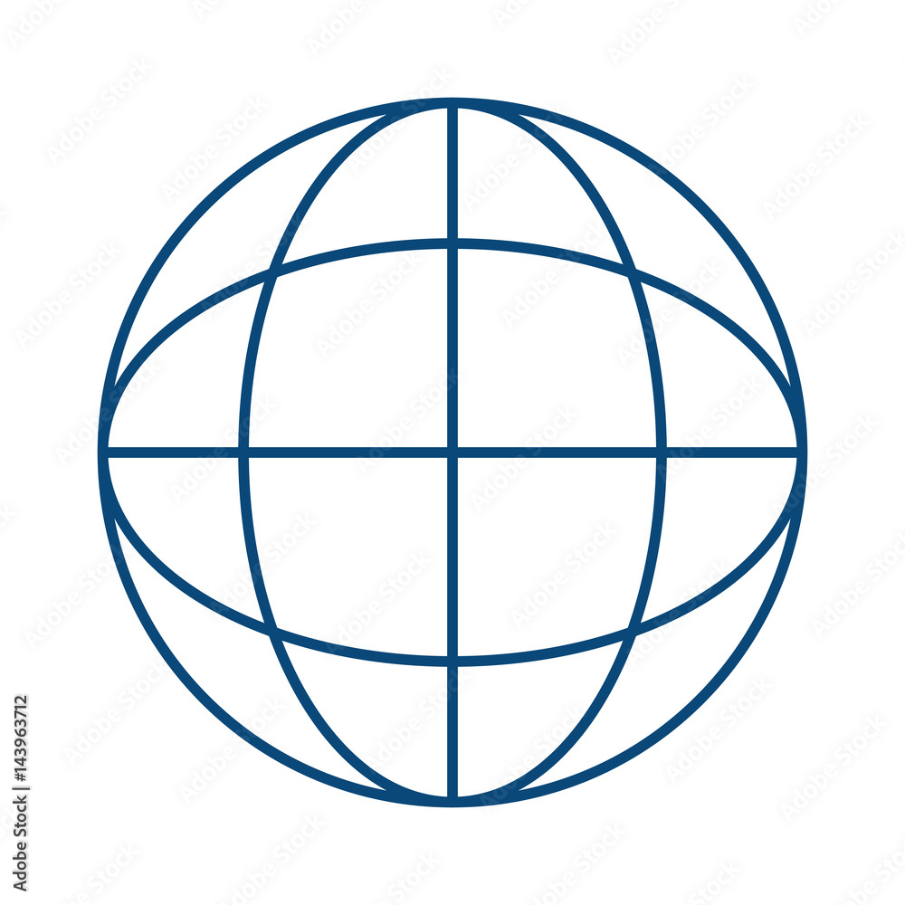 sphere planet isolated icon sphere planet isolated icon