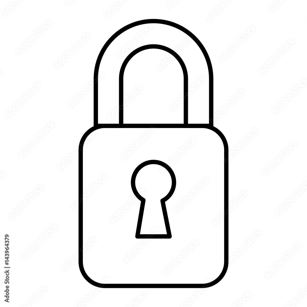 safe padlock isolated icon safe padlock isolated icon