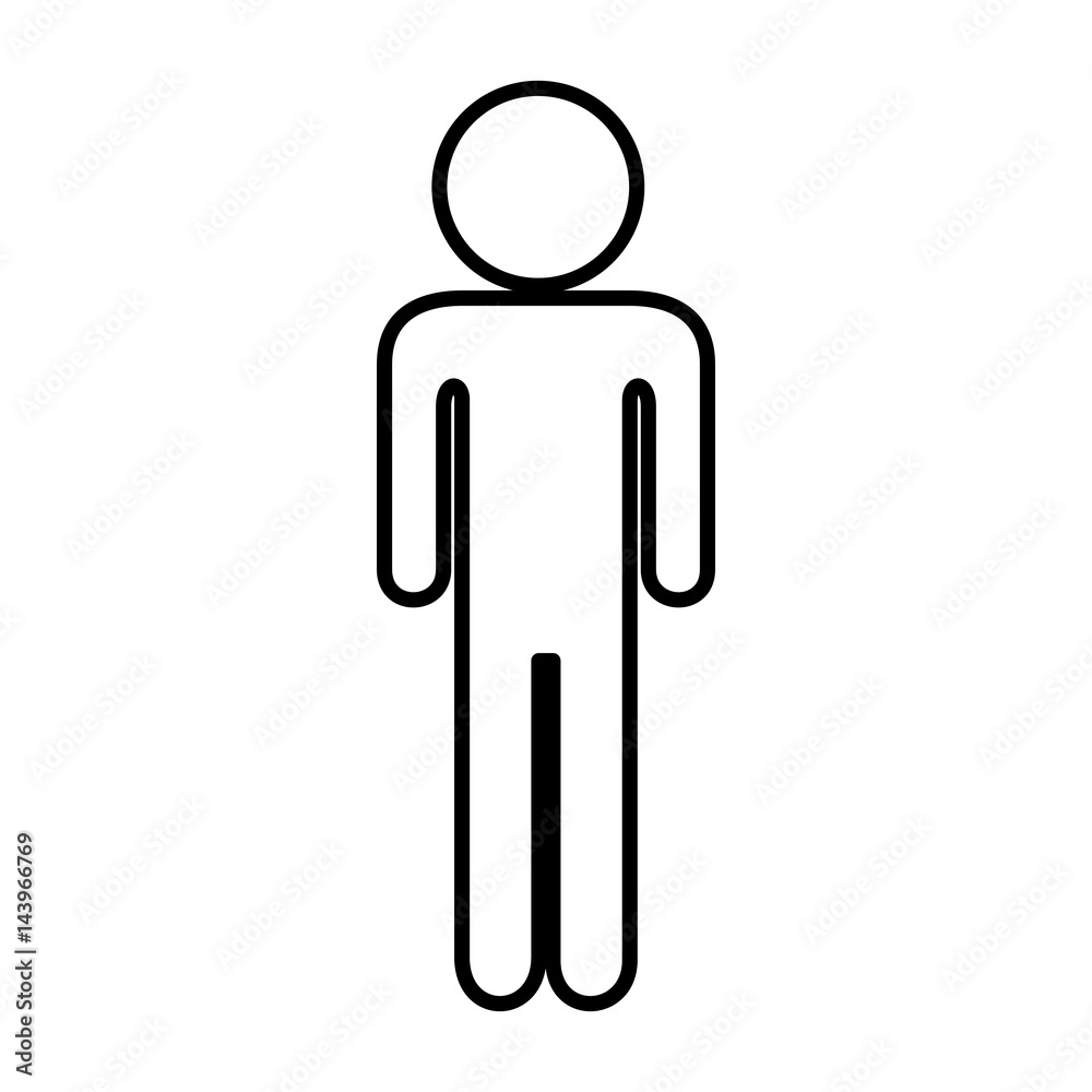 human figure silhouette icon human figure silhouette icon