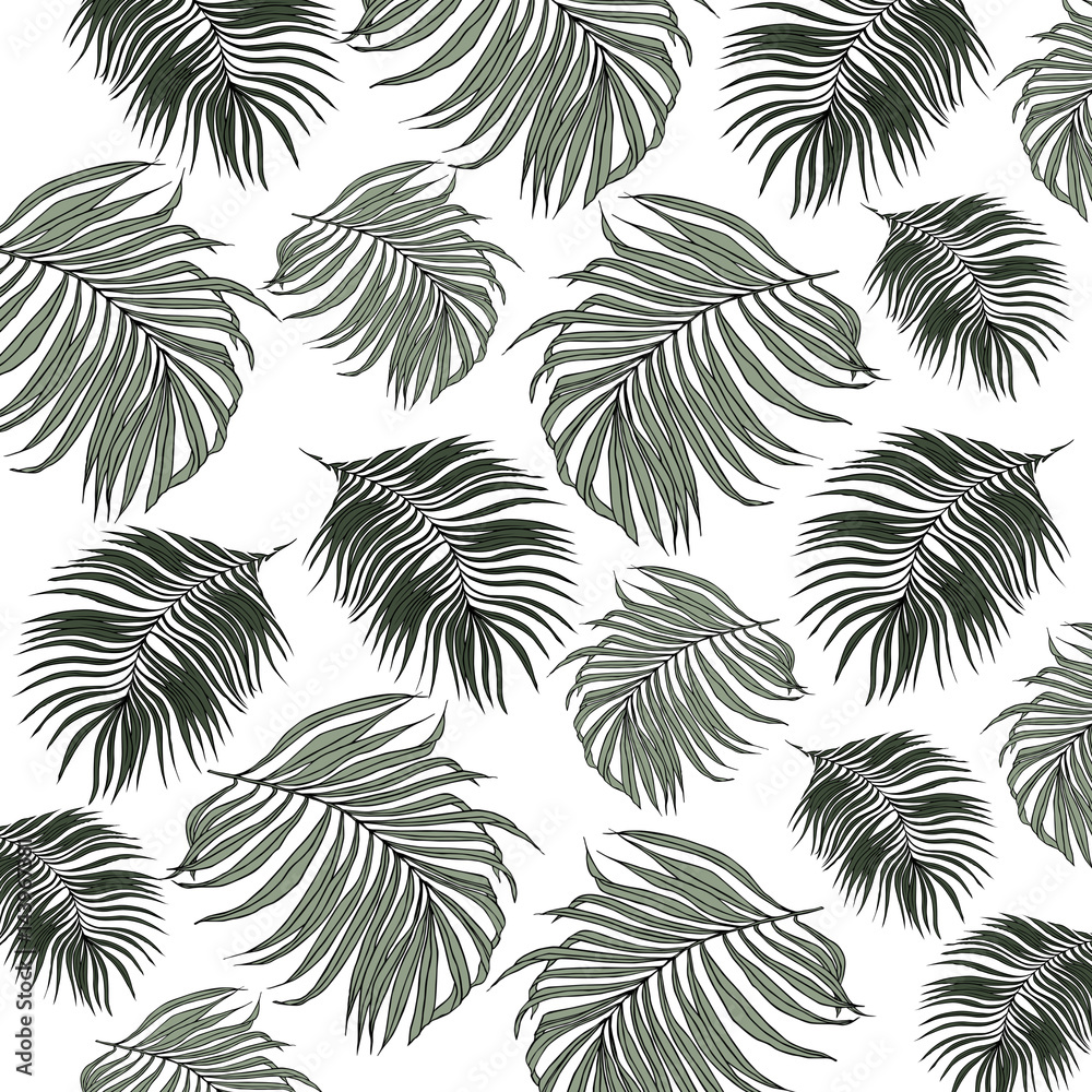 Tropical leaves
