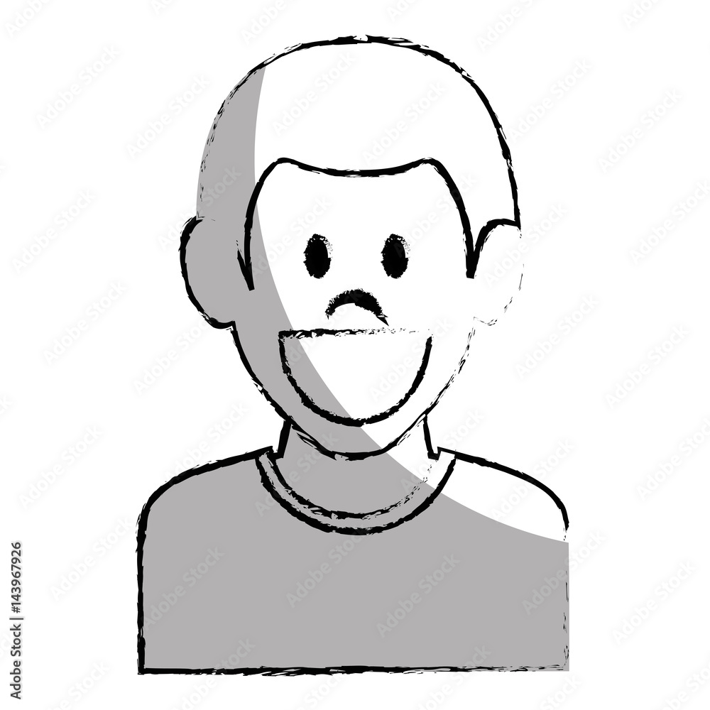 young man avatar character vector illustration design young man avatar character vector illustration design