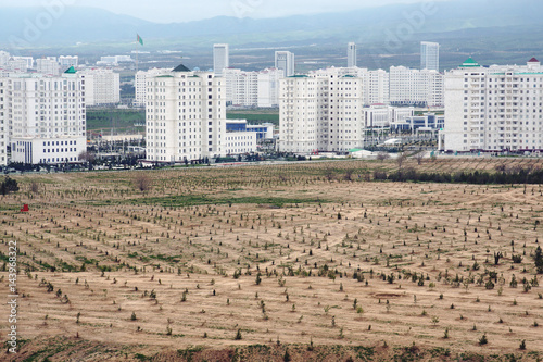 View of Ashgabat, capital of Turkmenistan