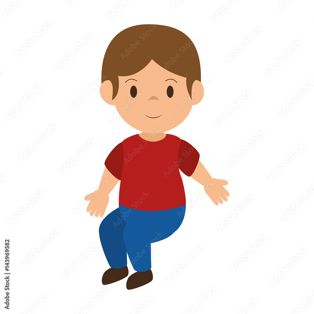 little boy avatar icon vector illustration design