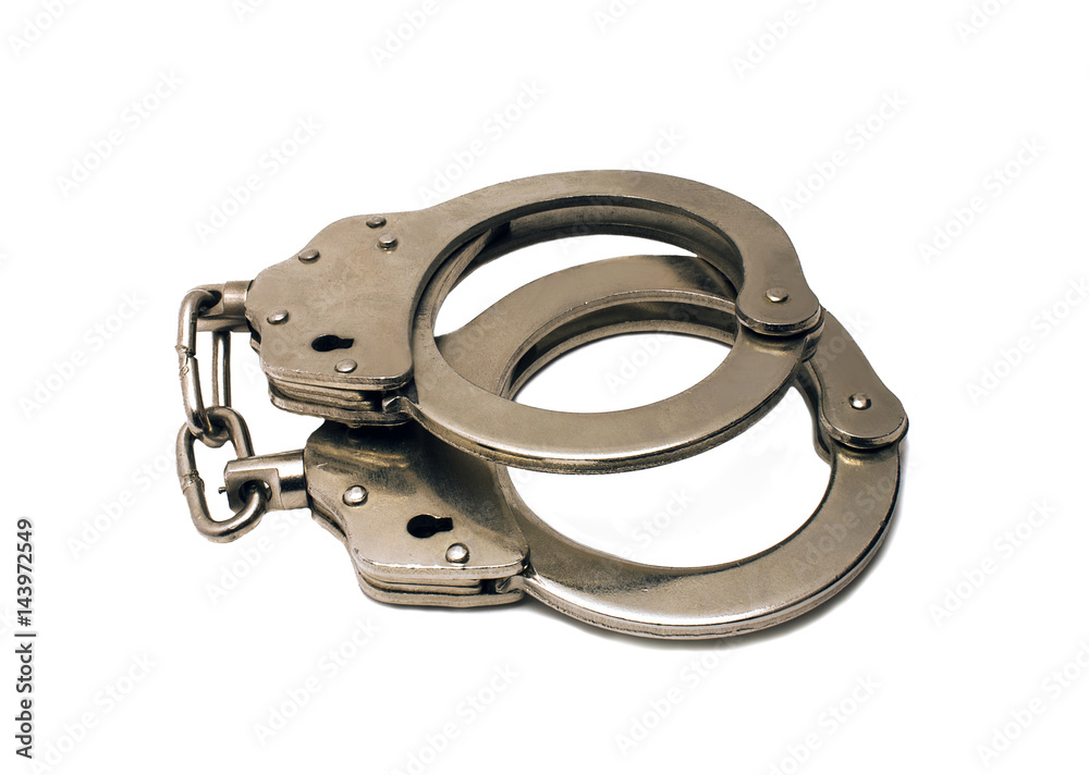 Obraz premium steel handcuffs