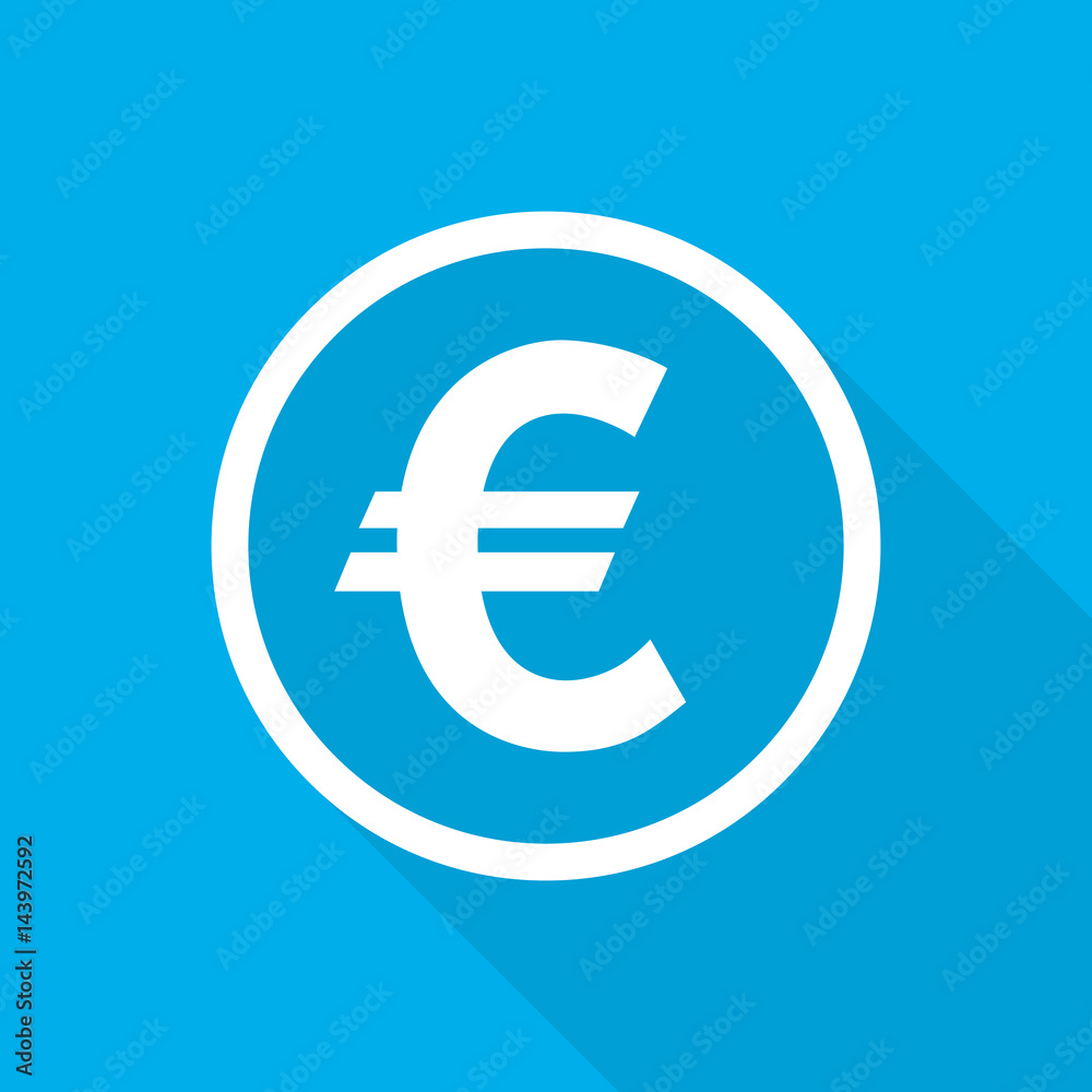 Euro icon. Vector illustration. Euro icon. Vector illustration.