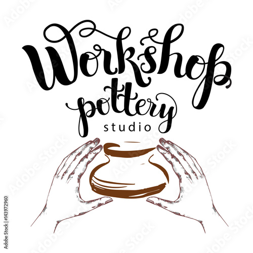 Workshop pottery studio logo