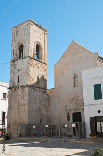 Mother Church of Polignano a mare. Puglia. Italy. 