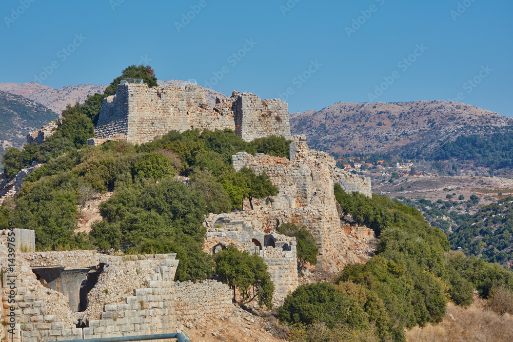 Fototapeta premium Nimrod tower ruins, north Israel