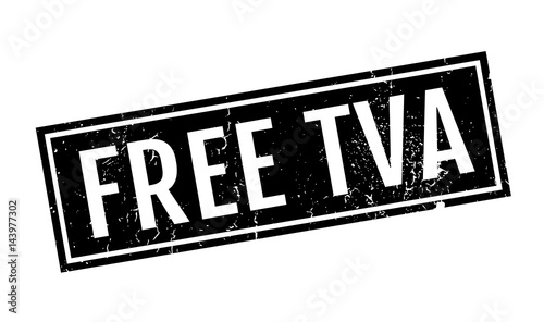 Free Tva rubber stamp. Grunge design with dust scratches. Effects can be easily removed for a clean, crisp look. Color is easily changed.
