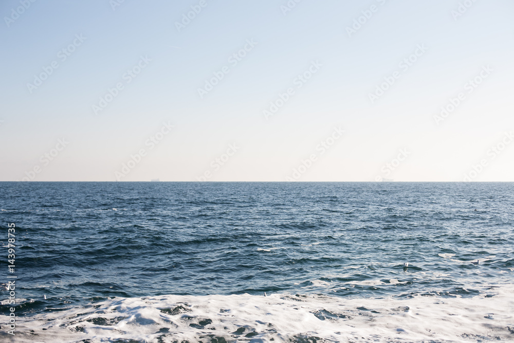 Picturesque panorama of the Black Sea Picturesque panorama of the Black Sea