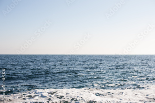 Picturesque panorama of the Black Sea photo