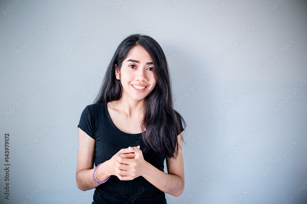 portrait of a beautiful young tender teenage girl and hipster asian woman model with Black hair posing in studio and showing different emotions . Laughing, smiling, anger, suspicion, fear, surprise. portrait of a beautiful young tender teenage girl and hipster asian woman model with Black hair posing in studio and showing different emotions . Laughing, smiling, anger, suspicion, fear, surprise.