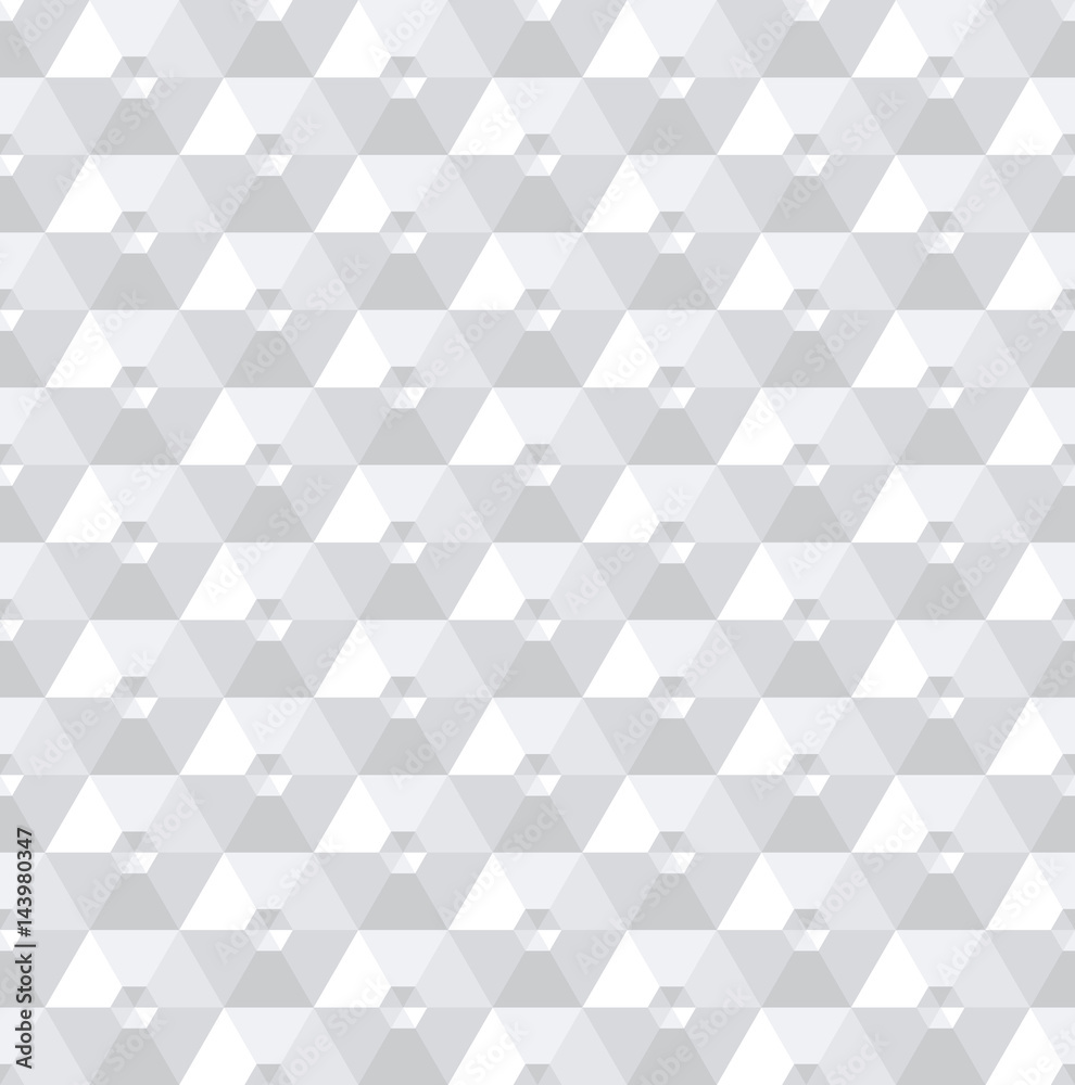 Seamless white 3d hexagons pattern. Seamless white 3d hexagons pattern.