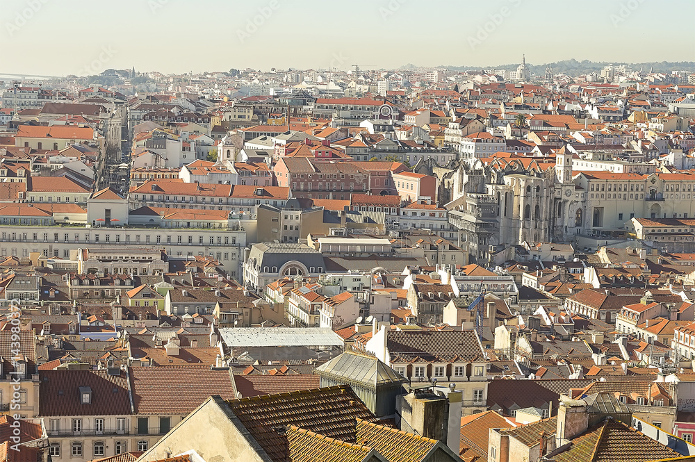 View of Lisbon from the hill