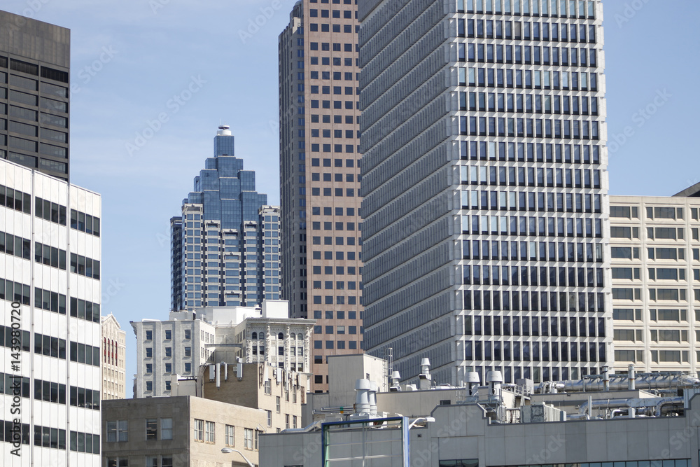 Fototapeta premium Widok na miasto Atlanta Georgia