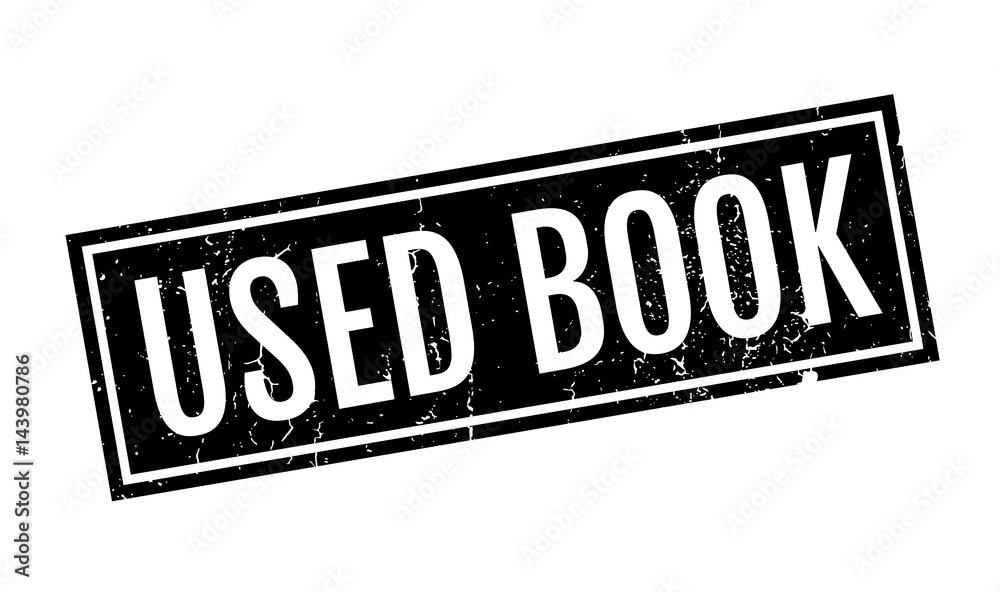 Used Book rubber stamp. Grunge design with dust scratches. Effects can be easily removed for a clean, crisp look. Color is easily changed. Used Book rubber stamp. Grunge design with dust scratches. Effects can be easily removed for a clean, crisp look. Color is easily changed.