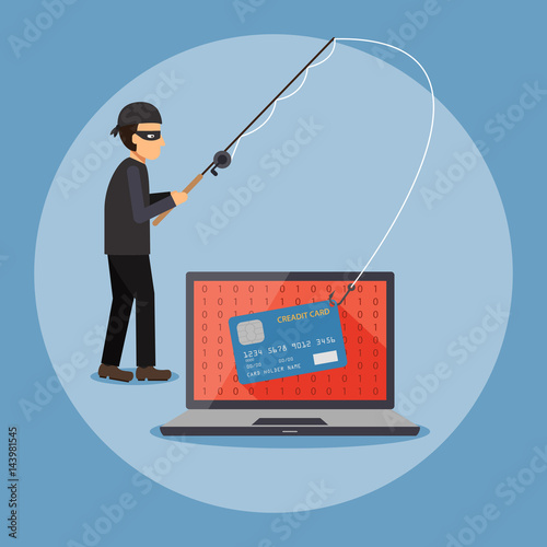 Cyber security and crime concept