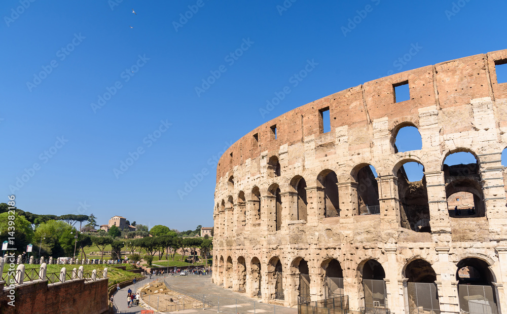 Colosseum in Rome, italy