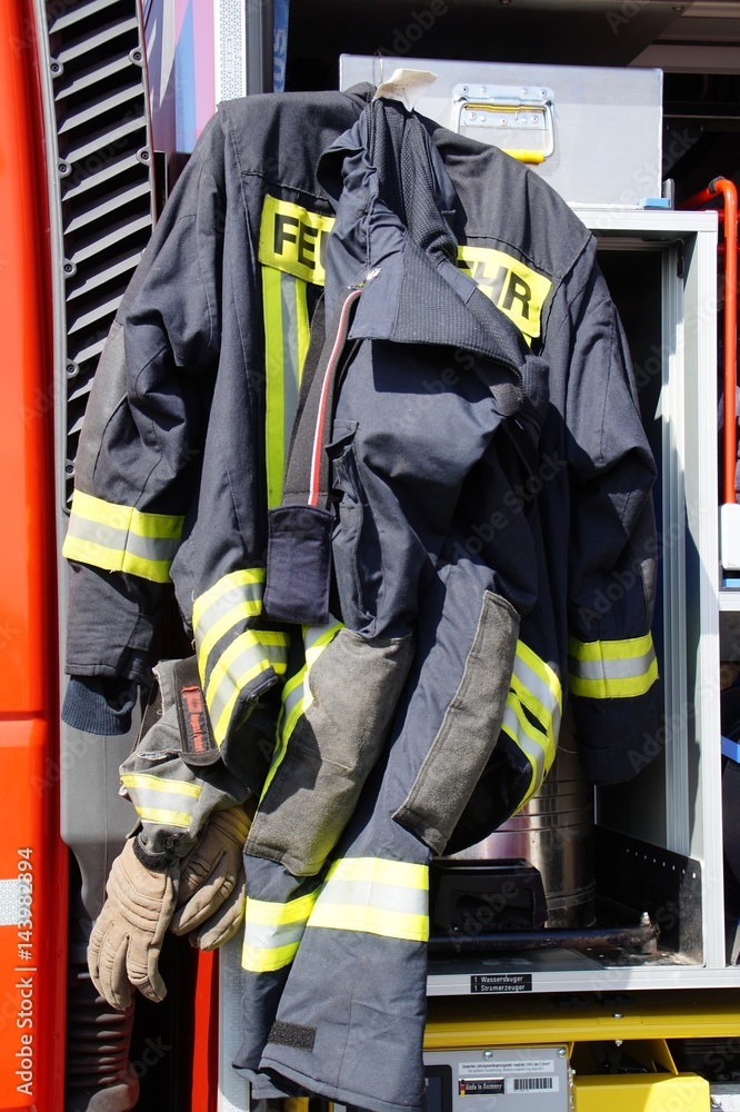 Obraz premium Feuerwehrbekleidung 