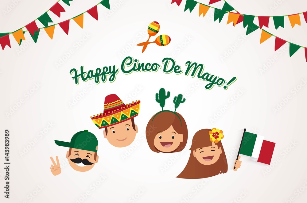 Mexico Cinco De Mayo Background Border Square Format Stock Photo Picture  And Royalty Free Image Image 96048105