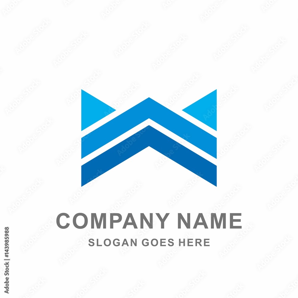 Building House Crown Roof Architecture Construction Real Estate Business Company Stock Vector Logo Design Template 