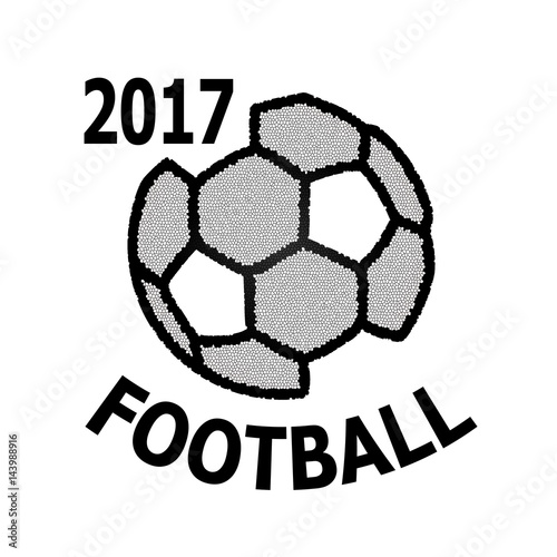 Football banner icon