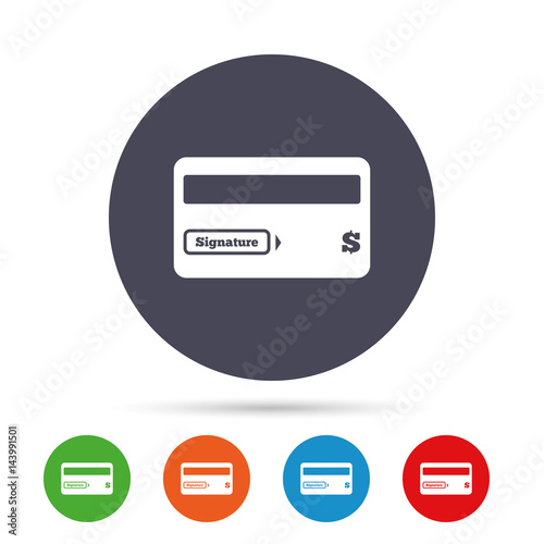 Free Download Credit card sign icon. Debit card symbol. - GFXLoad