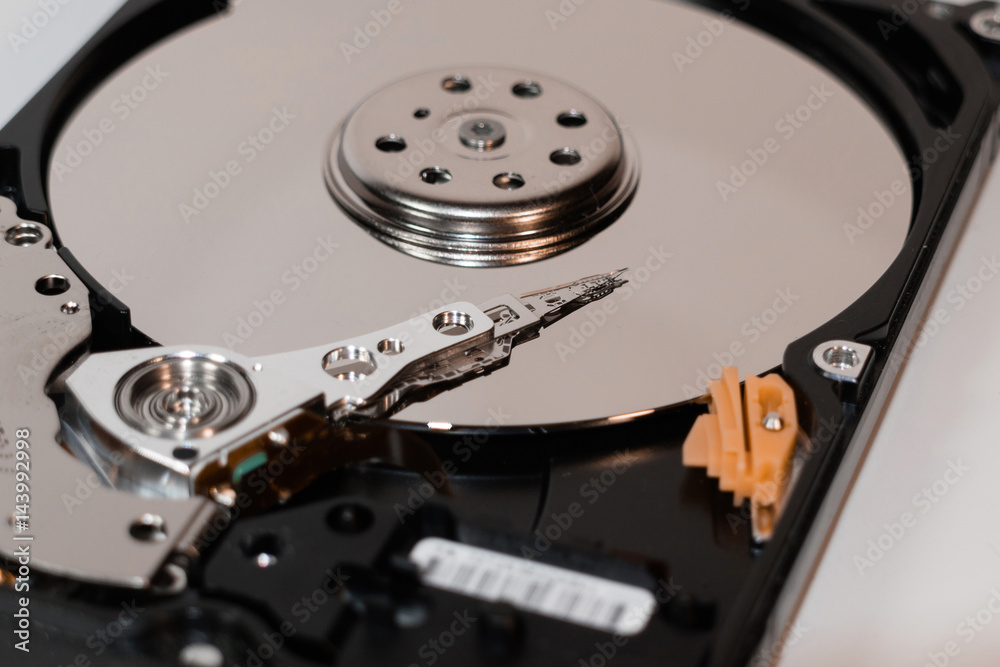 hard disk drive inside