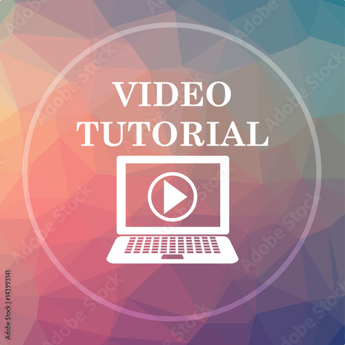 Video tutorial icon photo