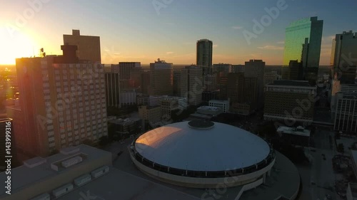 Aerial Texas Fort Worth September 2016 4K