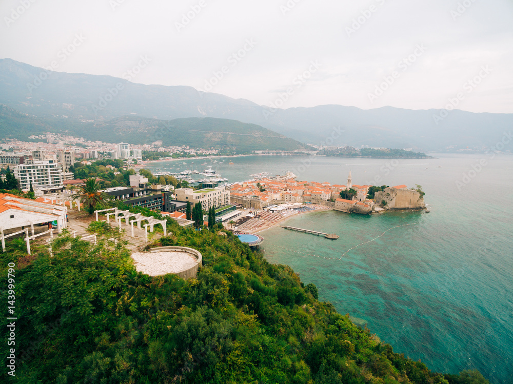 The Old Town of Budva in Montenegro