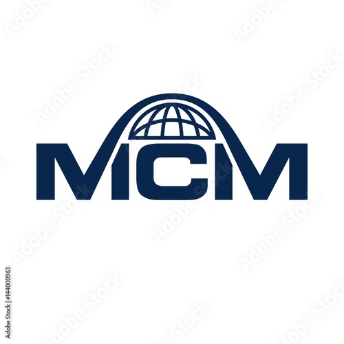 letter M, C, and M logo vector. photo